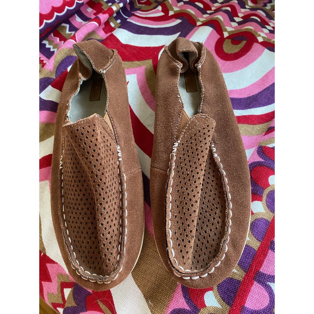 Olukai Nohea Perf Brown Womens Size US 9.5/ EUR 39.5